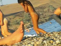 Nude beach images with sexy babes