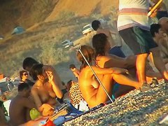 Nude beach images with sexy babes