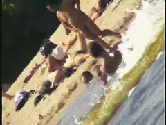 Nude beach sexy girls craze video