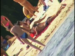 Nude beach sexy girls craze video