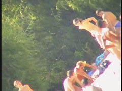 Nude beach sexy girls craze video