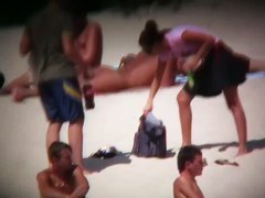 Nudist beach shots of sexy and tanned women