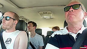 Obedient twinks tormented and fucked in rough raw foursome