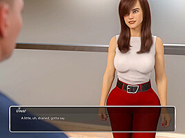 Office Perks Morning Jerk Off By Sexy chick In The Shower Episode 14