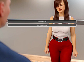 Office Perks Morning Jerk Off By Sexy chick In The Shower Episode 14