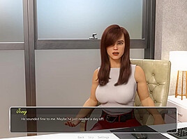 Office Perks Morning Jerk Off By Sexy chick In The Shower Episode 14