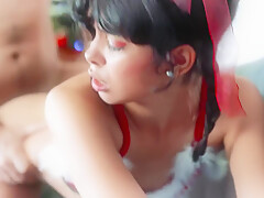 Oh No! The Grinch Convinced Me To Literally Fuck Christmas!!! With Cindy Luna Petite And William Vega