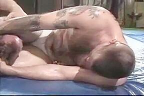 Oil Wrestling
