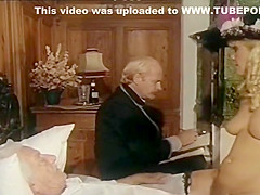Old rich man fucks a young girl on his deathbed