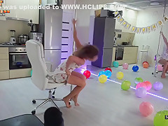 Olesyabulletka Upskirt Twitch Pole Dance Streamer