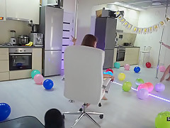 Olesyabulletka Upskirt Twitch Pole Dance Streamer