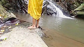 Outdoor Interracial Rough Sex In A Forest Between A Indian Milf Lady And Big Dick