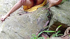 Outdoor Interracial Rough Sex In A Forest Between A Indian Milf Lady And Big Dick