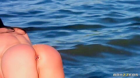 Outdoor Solo Action With Curvy Korina Kova - Teaser Video