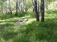 Outdoors, the spies on how masturbates milf in early pregnancy Fetish on the meadow