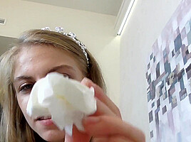 POV dirty nose and ear wax slave of Princess Kirstin! by Femdom Austria