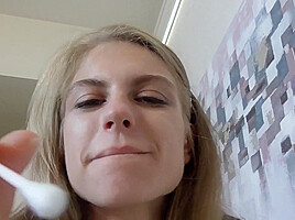 POV dirty nose and ear wax slave of Princess Kirstin! by Femdom Austria