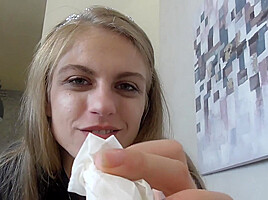 POV dirty nose and ear wax slave of Princess Kirstin! by Femdom Austria