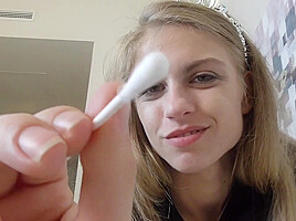 POV dirty nose and ear wax slave of Princess Kirstin! by Femdom Austria