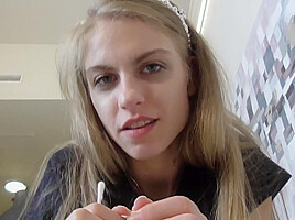 POV dirty nose and ear wax slave of Princess Kirstin! by Femdom Austria