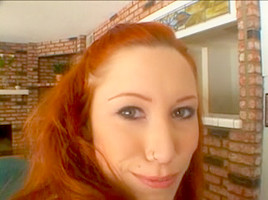 Pale Pasty Constricted Wazoo Ginger Slut Takes Double Penetration! Xxx movie scene