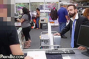 Pawnfucks Pawnshop Boss In Office 4 Cash Till Facial