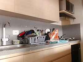 Per Fection In Small Tits Rebecca In The Kitchen