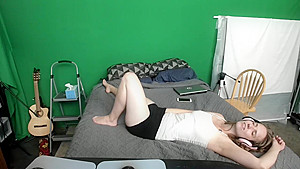 Perfect body, relaxed clit rubbing orgasm