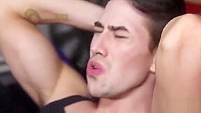 Personal trainer ass fucks a cute jock after hard training