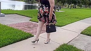 Perverted Stranger In Public Park Try To Get Me To Take My Panty Off