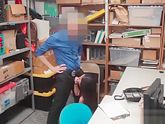 Petite Asian Shoplyfter Get Out Of Jail Pass By Pleasing Hard Cock Mall Cop