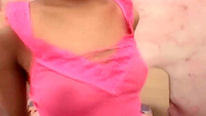 Petite Ebony teen 18+ Sucks On Hard Dick