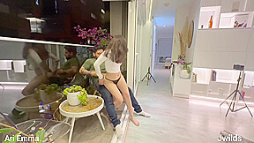 Petite Peruvian Girls Gets Shared By Her Boyfriend