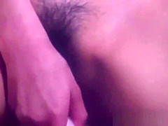 Petite asian toying pussy