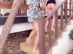 Photographer Fucking Thai Model Outdoors