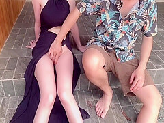 Photographer Fucking Thai Model Outdoors