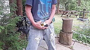Piss in a bottle outside and drink some of my piss #8