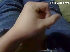 Playing with tons of precum then cumming