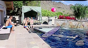 Pool Party Bareback Boys - Elijah Young Jasper Robinson - BoyCrush