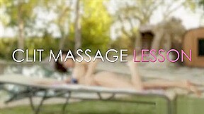 Poolside massage