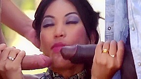 Poopea Pons - Chienne Asiatique Double Penetration