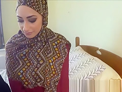Poor Middle Eastern Whore Desperate For Cash Sucks Big White Cock