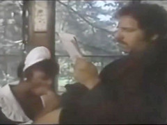 Porn Star Angel Kelly gives Ron Jeremy a blowjob