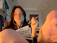 Pov: Classmate teen 18+ Girl Shows Her Feet Online School Uwu
