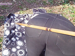 Pov Domination In Public! Girl With Her Master In The Forest!