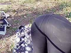 Pov Domination In Public! Girl With Her Master In The Forest!
