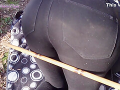 Pov Domination In Public! Girl With Her Master In The Forest!