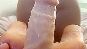 Pov Footjob With Daddys Big Taste Cock
