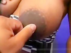 Pregnant Ebony Whore Enjoys Hardcore Threesome