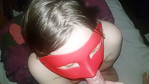 Pregnant girl sucking dick